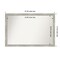Dove Greywash Narrow Non-Beveled Custom Framed Bathroom Vanity Wall Mirror